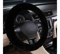 Australian Sheepskin Wool Steering Wheel Cover Fuzzy Fur Steering Wheel Cover for Men Women Plush Car Wheel Cover for Universal Steering Wheel 13.7-17 inches(35CM-43CM)