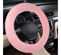 Australian Sheepskin Wool Steering Wheel Cover Fuzzy Fur Steering Wheel Cover for Men Women Plush Car Wheel Cover for Universal Steering Wheel 13.7-17 inches(35CM-43CM)