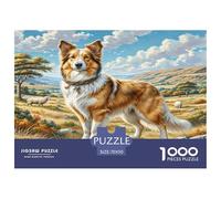 Australian Shepherd 1000 Piece Jigsaw Puzzle For Adults Challenging Game Stress Relief Puzzle Exercise The Memory of The Brain for Men, Women, Elders, Seniors 70x50cm/1000pcs