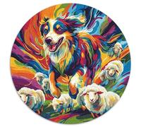AUSTRALIAN SHEPHERD 1000 Piece Jigsaw Puzzle For Adults Educational Games Stress Relief Puzzle Exercise The Memory of The Brain For Adults Gifts 1000pcs (67.5x67.5cm)