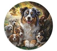 AUSTRALIAN SHEPHERD 1000 Pieces Jigsaw Puzzles For Adults Educational Games Stress Relieving Entertainment Cultivate The Spirit of Teamwork for Adults And Kids, Age 12 Years Up 1000pcs (67.5x67.5cm)