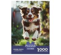 AUSTRALIAN SHEPHERD 1000pcs Animation Paper Jigsaw Puzzle Puzzle What Happens Next Beautiful Decoration for Adults And Kids 38x26cm/1000pcs