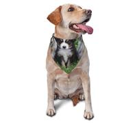 Australian Shepherd 1Dog Bandanas Cat Puppy Scarfs Washable Pet Handkerchief