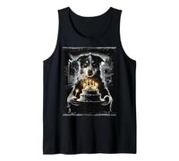 Australian Shepherd Aussie Dog Birthday Cake Bday Party Tank Top
