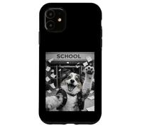 Australian Shepherd Aussie Last Day Of School Funny Selfie Case for iPhone 11