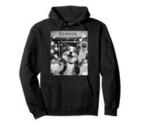 Australian Shepherd Aussie Last Day Of School Funny Selfie Pullover Hoodie