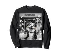 Australian Shepherd Aussie Last Day Of School Funny Selfie Sweatshirt