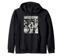 Australian Shepherd Aussie Last Day Of School Funny Selfie Zip Hoodie