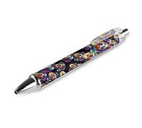 Australian Shepherd Colorful Retractable Ballpoint Pens 0.5mm Fine Black Ink Smooth Writing Rollerball Pen Office Gift