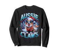 Australian Shepherd Costume Aussie Claws Dog Owner Christmas Sweatshirt