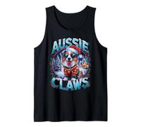 Australian Shepherd Costume Aussie Claws Dog Owner Christmas Tank Top