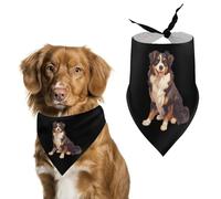 Australian Shepherd Cute Dog Bandanna Scarf Printed Adjustable Triangle Pet Kerchief for Dogs And Cats