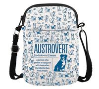 Australian Shepherd Dog Gift Aussie Dog Mom Gift Austrovert Crossbody Bag For Aussie Lover, Austrovert Cr, Multifunctional