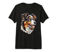 Australian Shepherd Dog Lover I Love Aussie Shepherds Premium T-Shirt