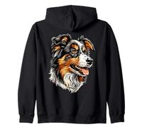 Australian Shepherd Dog Lover I Love Aussie Shepherds Zip Hoodie