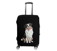 Australian Shepherd Dog Luggage Cover Washable Suitcase Protector Anti-Scratch Suitcase Covers Fits 18-32 Inch L