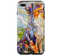 Australian Shepherd Dog Meadow Sunrise Artwork Case for iPhone 7 Plus/8 Plus
