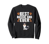 Australian Shepherd Dog Owner Puppy Best Aussie Dad Ever Sweatshirt