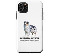 Australian Shepherd dog Proudly Owned by an Aussie Overlord Case for iPhone 11 Pro Max