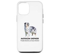 Australian Shepherd dog Proudly Owned by an Aussie Overlord Case for iPhone 12/12 Pro