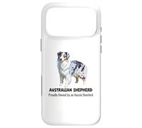 Australian Shepherd dog Proudly Owned by an Aussie Overlord Case for iPhone 17 Pro Max