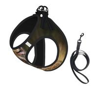 Australian Shepherd Dogs Aussie Brown Dogs,Pet Harness,Adjustable Reflective Dog Harness,Pet Leash Vest,M
