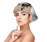 Australian Shepherd Dogs Couple Dogs Aussies,Adult's Satin Sleeping Cap - Women's Elastic Sleep Bonnet, Adjustable Overnight Hair Cover