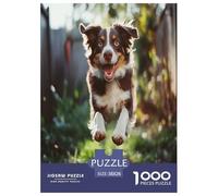 AUSTRALIAN SHEPHERD Jigsaw Puzzles Puzzle for Adults Kids. 1000 Piece Whimsical Challenge Toy Educational Games Home Decoration for Educational Games Gifts 38x26cm/1000pcs