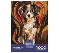 AUSTRALIAN SHEPHERD Jigsaw Puzzles Puzzle for Adults Kids. 1000 Pieces Whimsical Challenge Toy Educational Game Home Decoration for Adults& Kids Age 14 Years Up 38x26cm/1000pcs