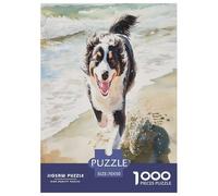 AUSTRALIAN SHEPHERD Jigsaw Puzzles Puzzle for Adults Kids. 1000 Pieces Whimsical Challenge Toy Educational Game Home Decoration for Educational Games Gifts 70x50cm/1000pcs