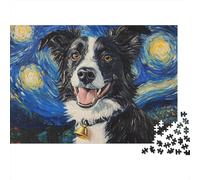 AUSTRALIAN SHEPHERD Jigsaw Puzzles Puzzles for Adults Kids. 1000 Pieces Great Gifts Challenge Toy Educational Games Home Decoration for Adults& Kids Age 14 Years Up 1000pcs (75x50cm)