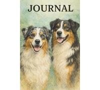 Australian Shepherd Journal: 6x9" composition style notebook with 100 lined pages