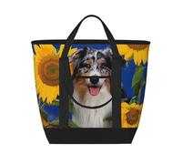 Australian Shepherd,Lunch Bags Large Capacity Insulated Tote Bag For Women Men Work Picnic Travel