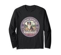 Australian Shepherd Mom Like A Regular Mom Cooler Dog Mom Long Sleeve T-Shirt