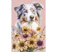 Australian Shepherd Notebook Aussie Composition: 6 x 9 College Ruled Notebook 120 Pages