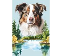Australian Shepherd Notebook Aussie Composition: 6 x 9 College Ruled Notebook 120 Pages
