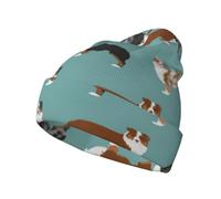 Australian Shepherd Owners Dog Breed Cute Herding Dogs Aussie Dogs Animal,Pullover Knit Hat Skull Cap Polyester Balaclava Slouchy Beanie Running Hat