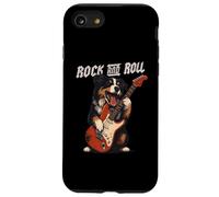 Australian Shepherd Playing Guitar Rock And Roll Dog Lover Case for iPhone SE (2020) / 7/8