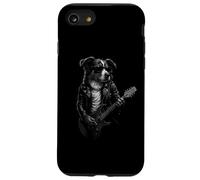 Australian Shepherd Playing Guitar Rock Music Dog Lover Case for iPhone SE (2020) / 7/8