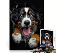 Australian Shepherd Puzzle for Adults 1000 Pieces Memory Enhance Quiet Recreation Accurate Cut Birthday Gift (50x75cm)
