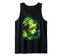 Australian Shepherd Shamrocks Forest St Patricks Day Dog Tank Top