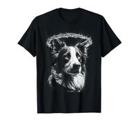 Australian Shepherd with Barbed Wire Aussie Dog Grunge T-Shirt