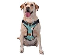 Australian Shepherds,Pet Harness,Adjustable Reflective Dog Harness,Pet Leash Vest,M