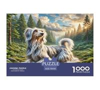 Australian Silky Terrier Jigsaw Puzzle 1000 Pieces for Adults Challenging Puzzles Gifts for Adults Home Decoration 100% Recvcled Cardboard 70x50cm/1000pcs