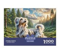 Australian Silky Terrier Jigsaw Puzzle 1000 Pieces for Adults Educational Game for The Whole for Women Home Decoration 100% Recvcled Cardboard 52x38cm/1000pcs