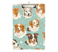 Australian Simple Dogs Estimate clipboard Transparent for Nurses Home Contractor Size 9 x 12 Silver