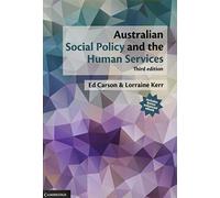 Australian Social Policy and the Human Services – Cambridge University Press
