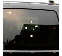 Australian Southern Cross Crux Stars Australia Sticker Decal Vinyl - 2 Pack White 10.2cm - for Car Boat Laptop Cup No Background Die-Cut