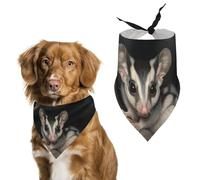 Australian Sugar Glider Dog Bandana Adjustable Pet Scarf Bib Cute Triangle Handkerchief for Dogs Cats Gifts