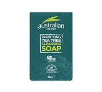 Australian Tea Tree Soap Bar, Purifying, Natural, Vegan, Cruelty Free, Paraben and SLS Free, Cleansing, 90 g